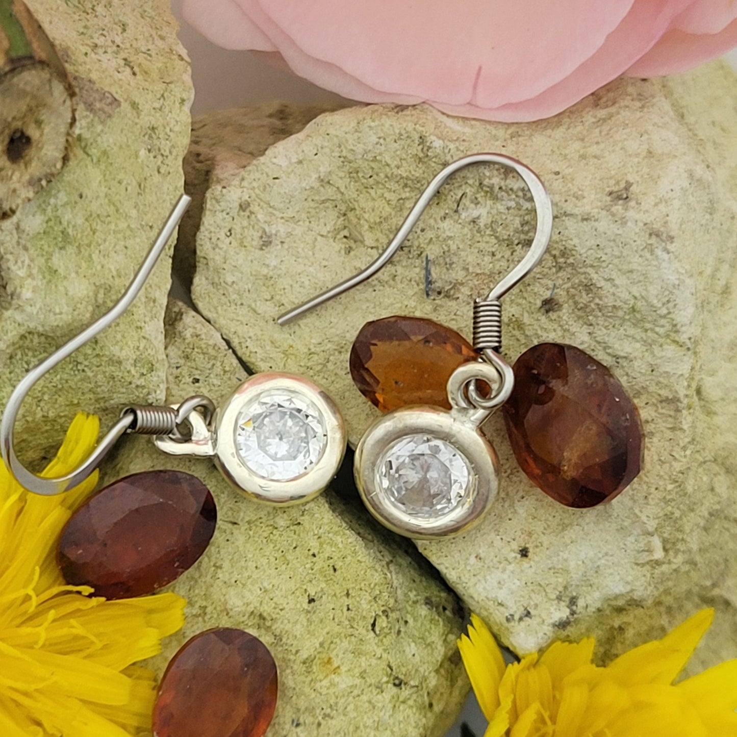 Boucles d'oreille Argent 925 et CZ 5mm