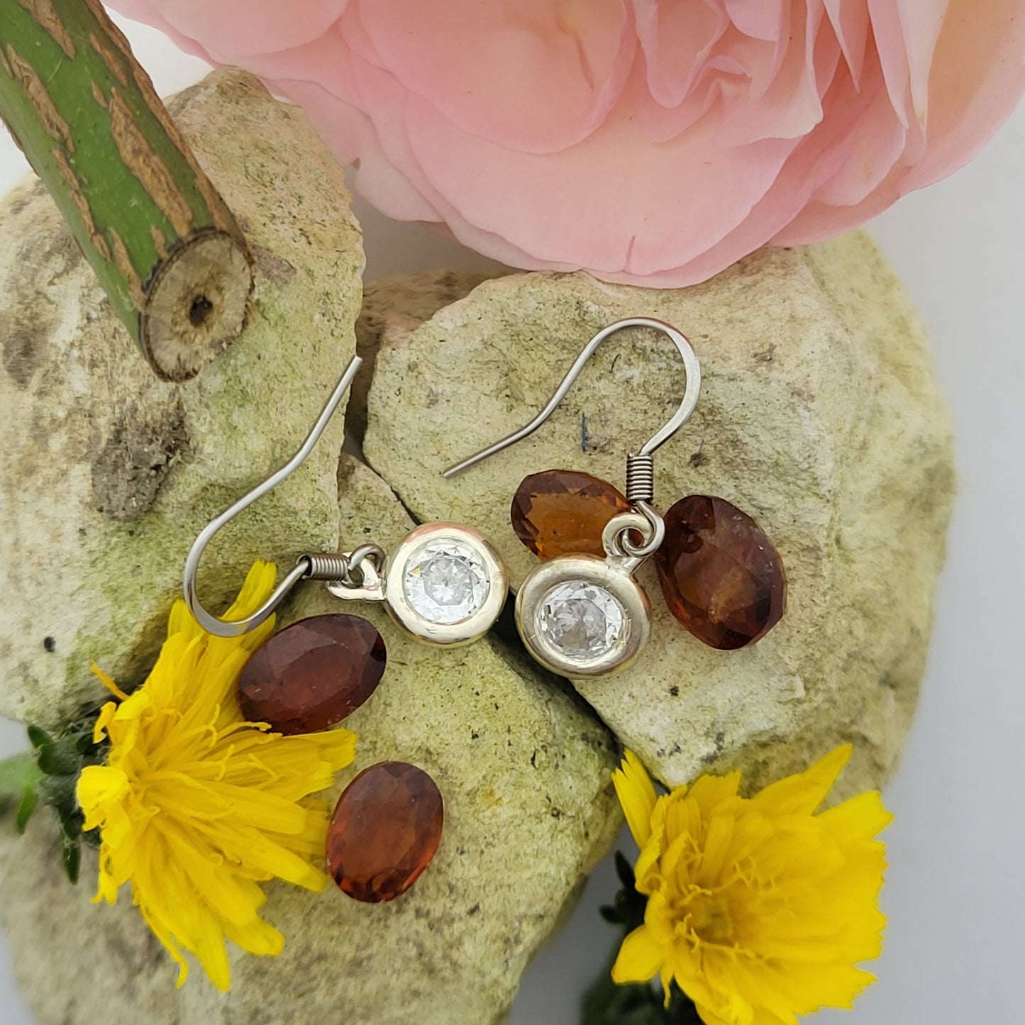 Boucles d'oreille Argent 925 et CZ 5mm